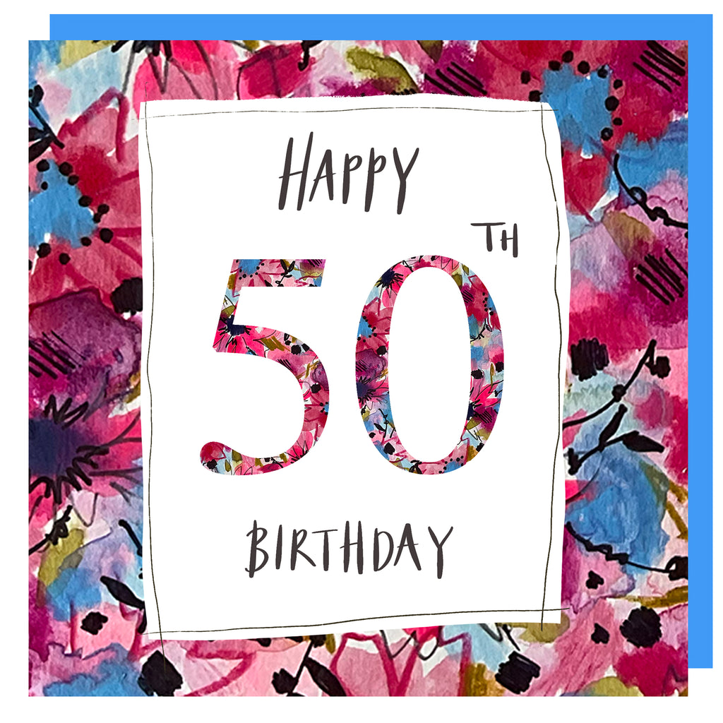 50th Birthday Card