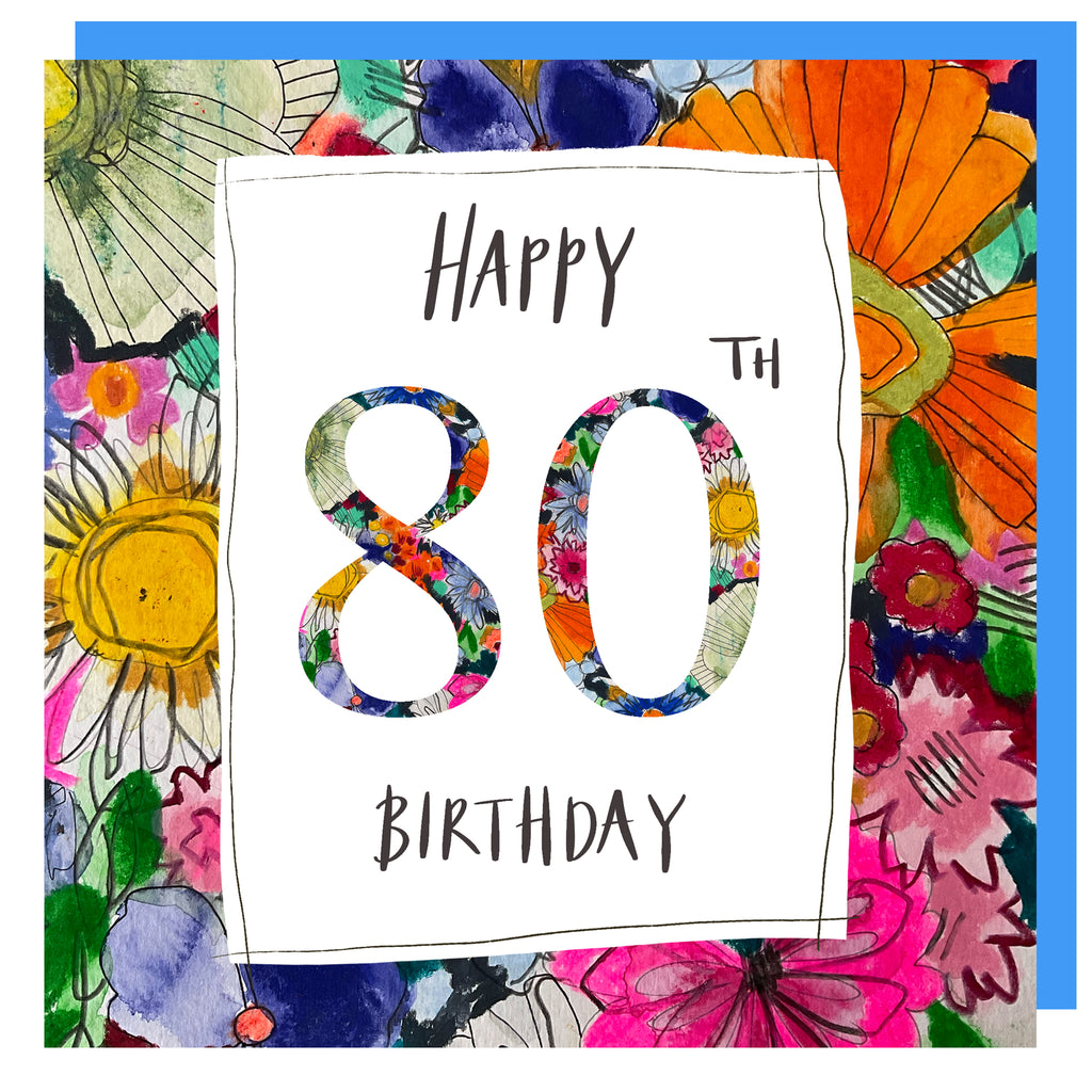 80th Birthday Card