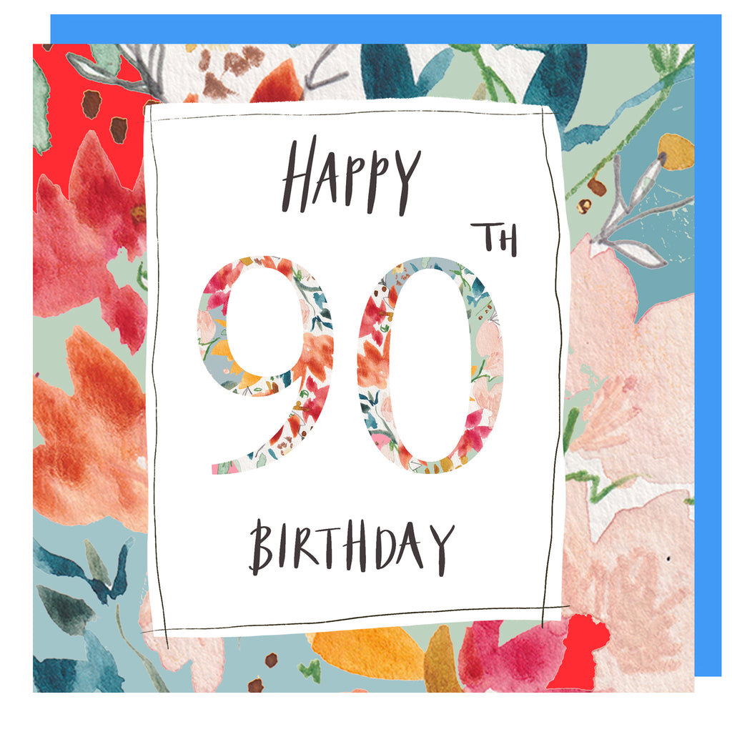 90th Birthday Card