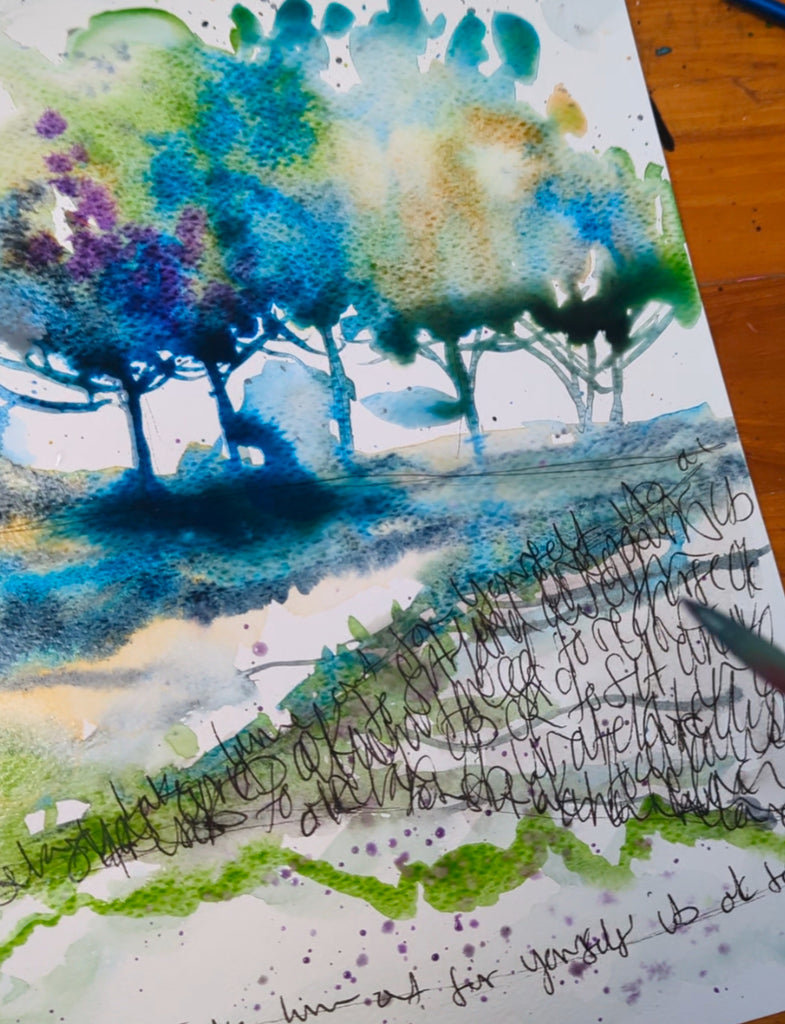 January 2025 online watercolour classes  (set of 4)