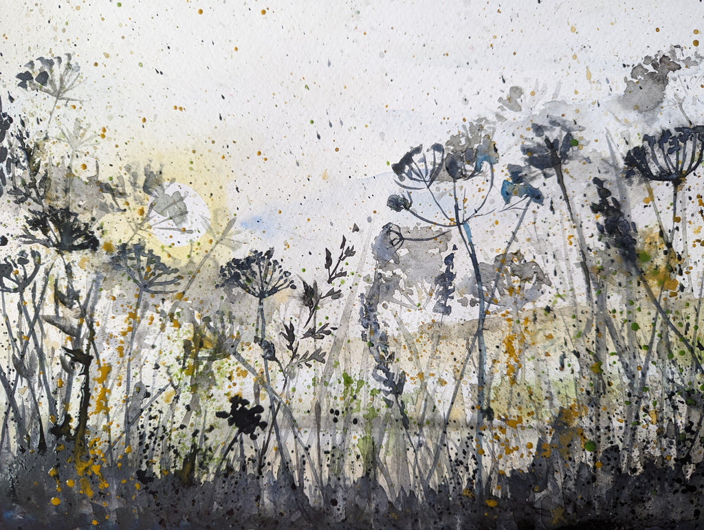 Floral fields, watercolour classes ready to watch